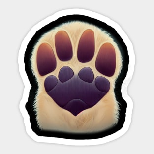 Paw Print Sticker